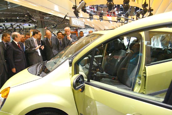 Inauguration du Salon de l'Automobile: Renault MODUS